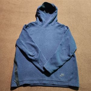Nike Men's Blue Tech Fleece Pollover Hoodie Size Large